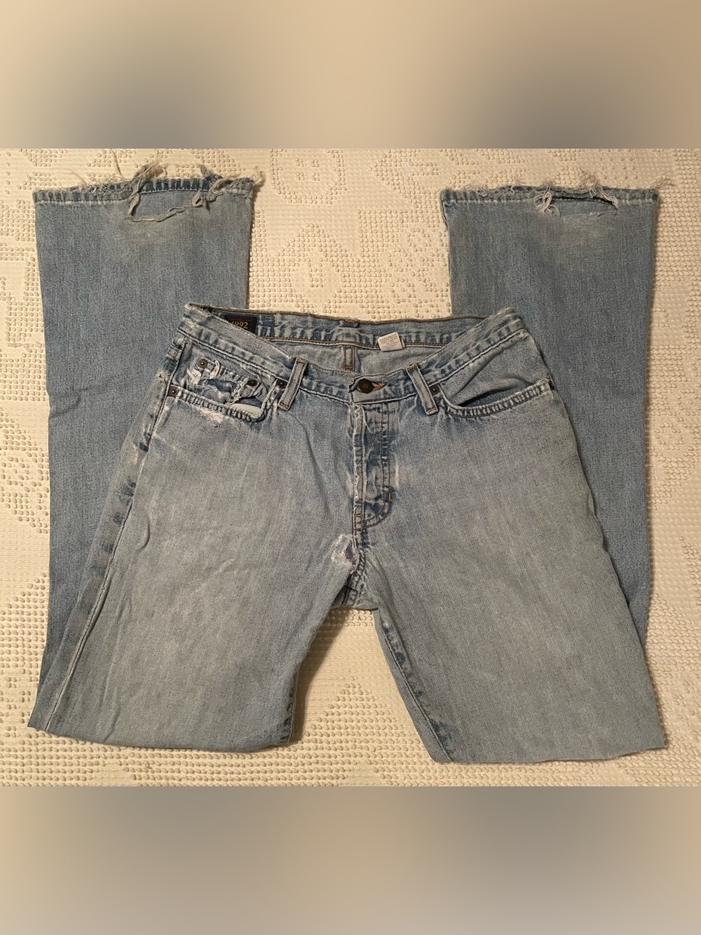 Vintage / Y2K Abercrombie & Fitch Women’s Low-Rise Flare Jeans (Size: 28W x 32L)